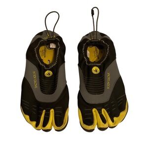 Body Glove 3T Barefoot Cinch Mens Water Shoes Black Yellow Size 9 10 3-Toe